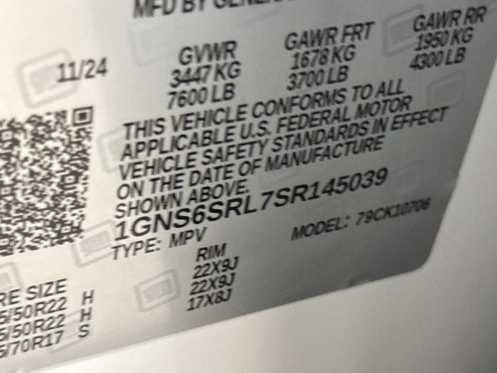 2025 Chevrolet Tahoe Premier