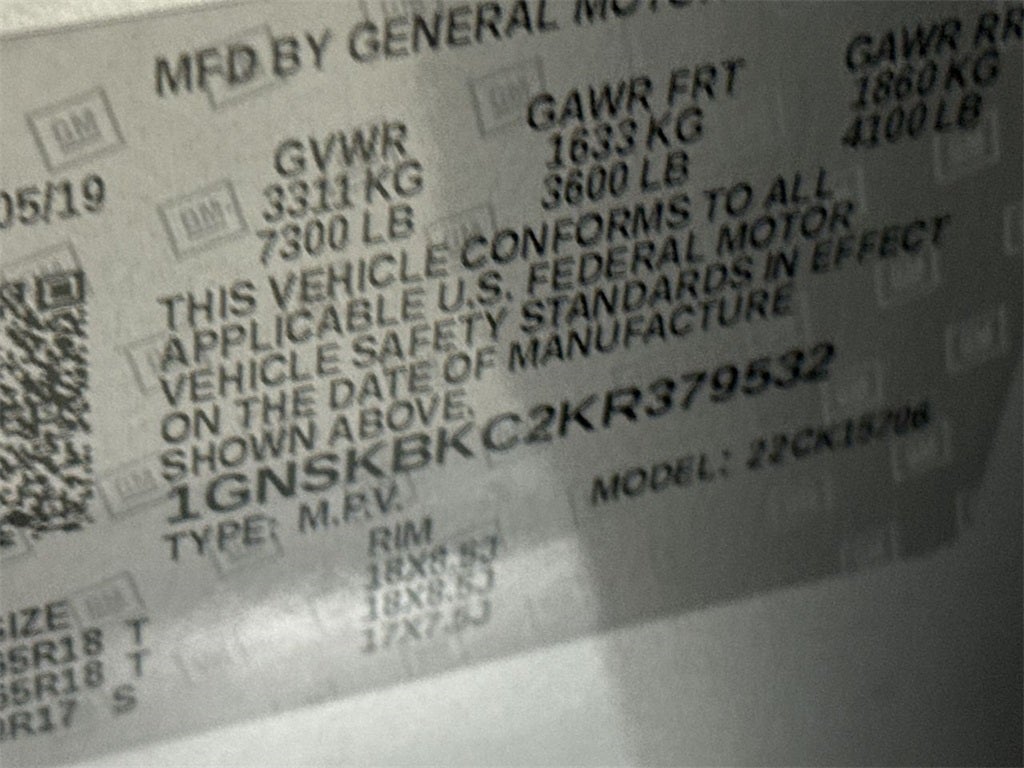 2019 Chevrolet Tahoe LT