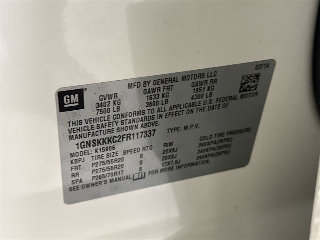 2015 Chevrolet Suburban LTZ