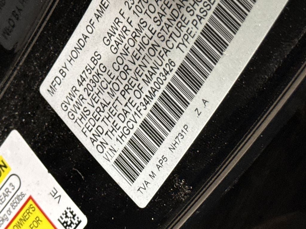 2021 Honda Accord Sport