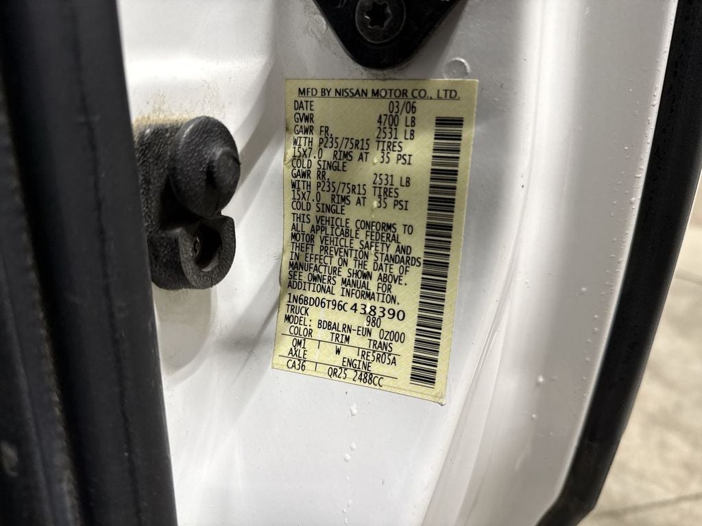 2006 Nissan Frontier XE