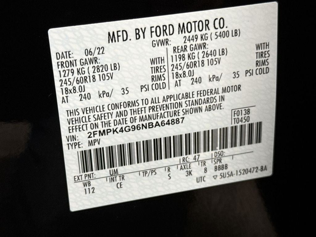 2022 Ford Edge SE