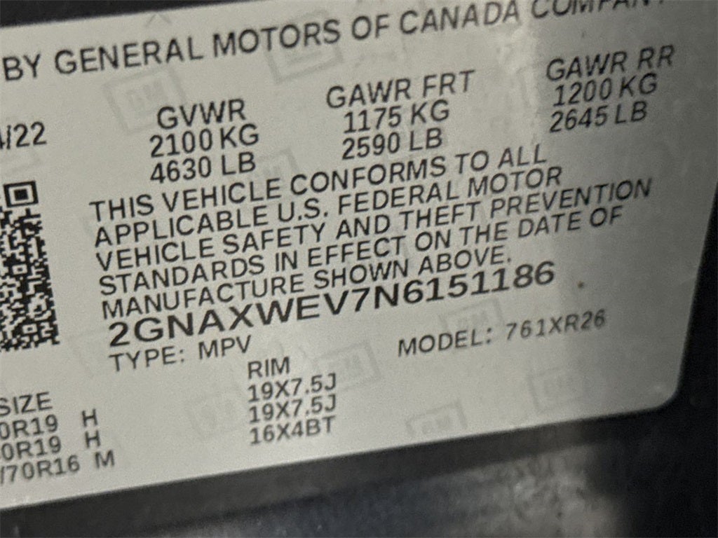 2022 Chevrolet Equinox RS