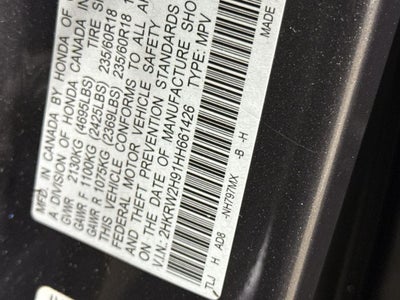 2017 Honda CR-V Touring