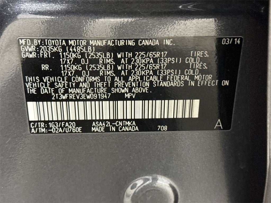 2014 Toyota RAV4 XLE