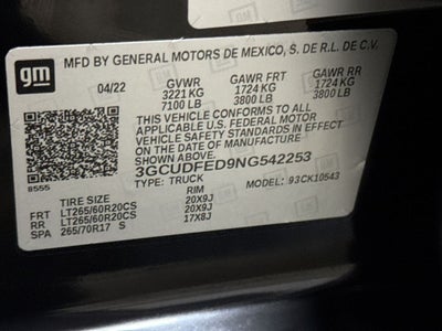 2022 Chevrolet Silverado 1500 LT Trail Boss