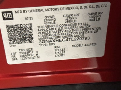 2026 Chevrolet Equinox LT