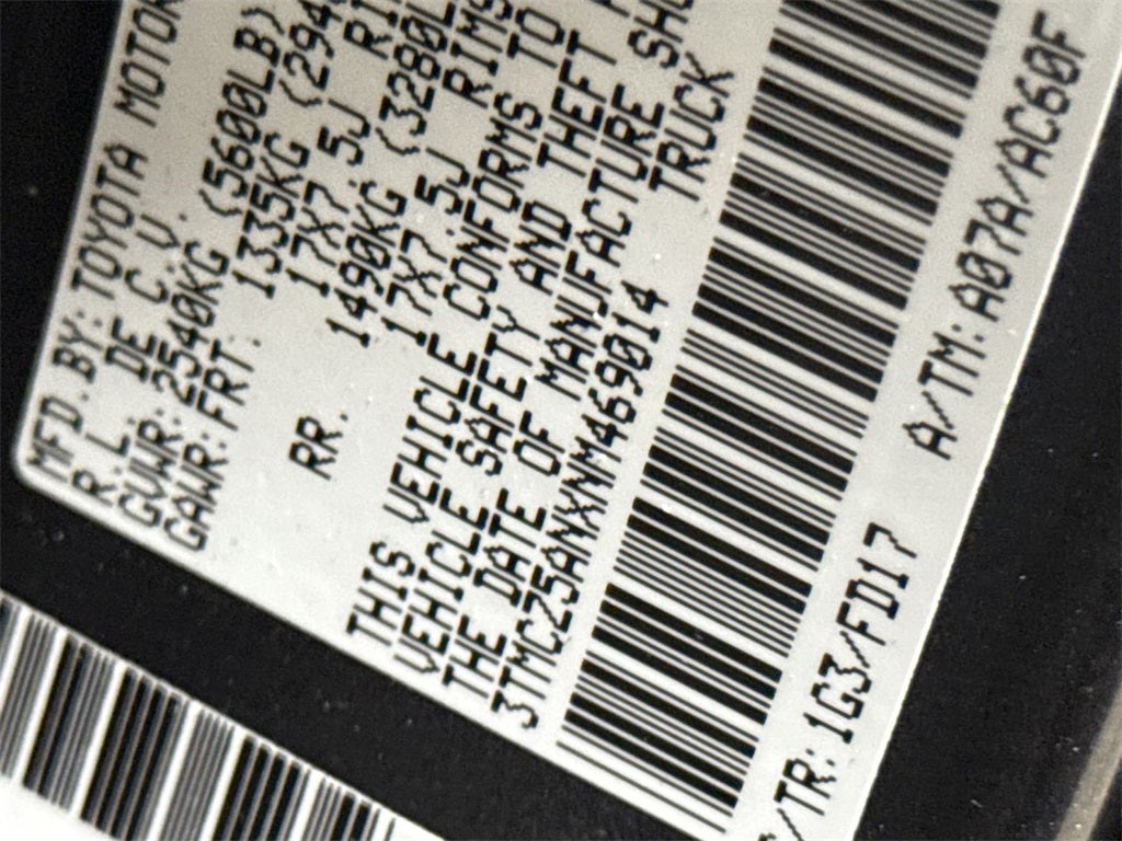 2022 Toyota Tacoma TRD Sport