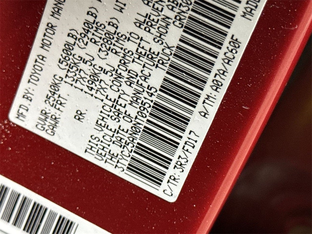 2022 Toyota Tacoma Base