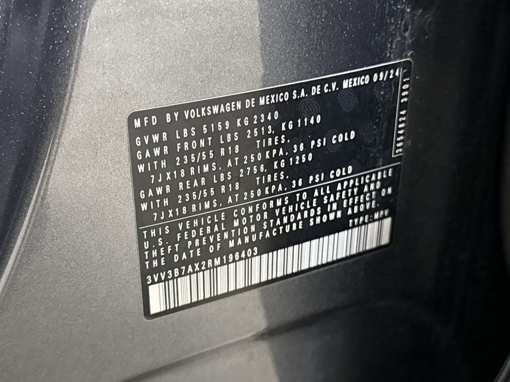 2024 Volkswagen Tiguan 2.0T SE