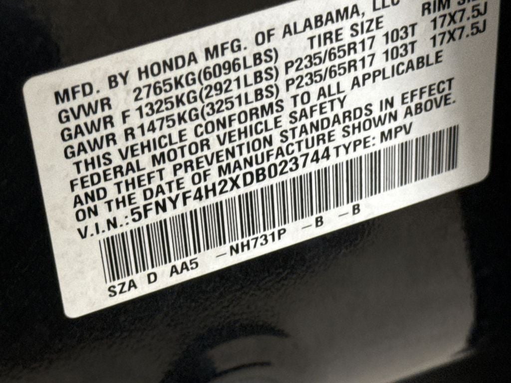 2013 Honda Pilot LX