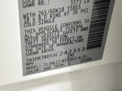 2025 Nissan Pathfinder Rock Creek