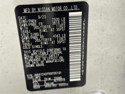 2024 Nissan Armada SV