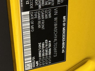 2020 Mercedes-Benz Sprinter 2500 Cargo 170 WB