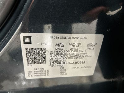 2018 Chevrolet Silverado 1500 LT