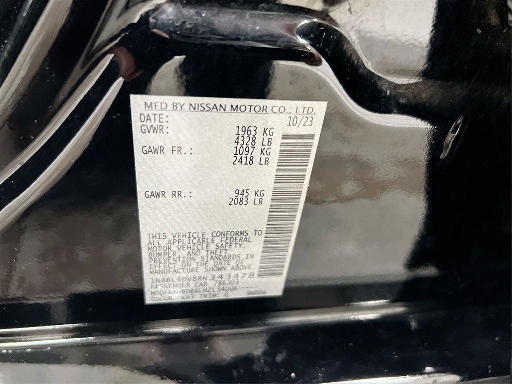 2024 Nissan Altima 2.5 SV