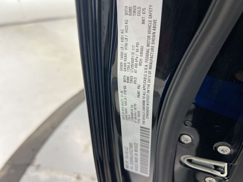 2026 RAM 3500 Laramie