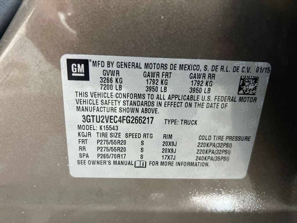 2015 GMC Sierra 1500 SLT