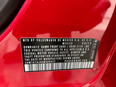 2014 Volkswagen Jetta 2.0L S