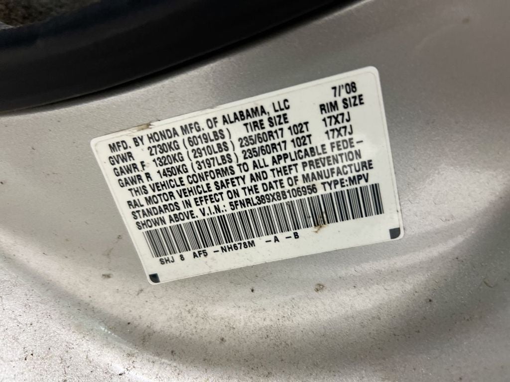 2008 Honda Odyssey Touring