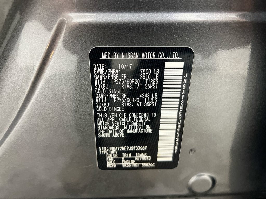 2018 Nissan Armada Platinum
