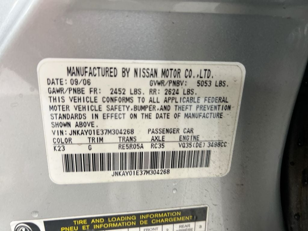 2007 INFINITI M35 Sport