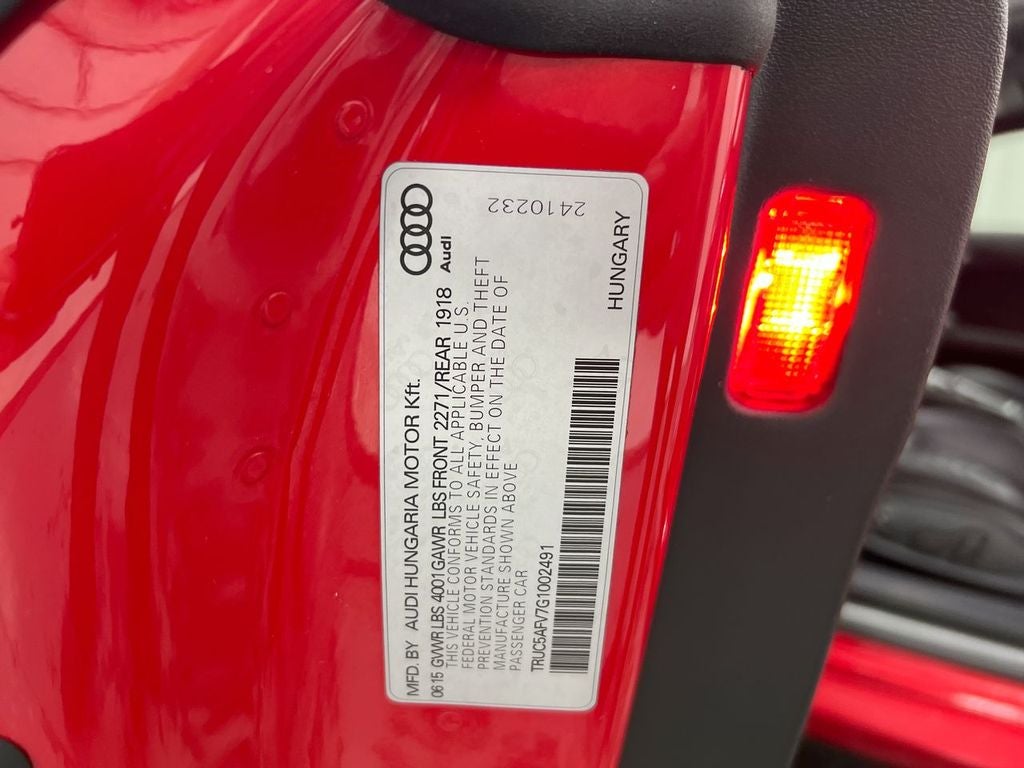 2016 Audi TT 2.0T