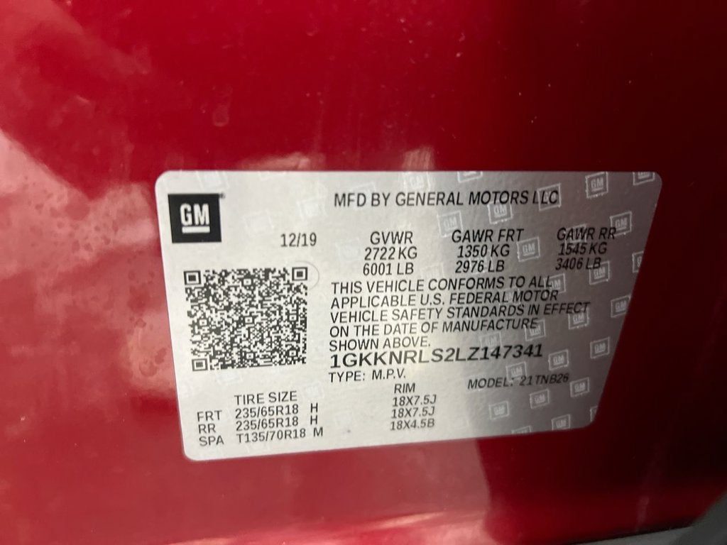 2020 GMC Acadia SLE