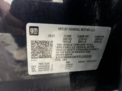 2026 Chevrolet Tahoe LT
