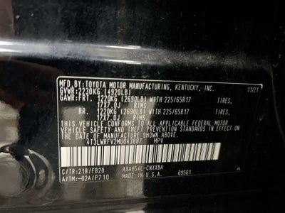 2021 Toyota RAV4 Hybrid LE