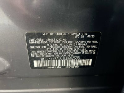2020 Subaru Forester Base