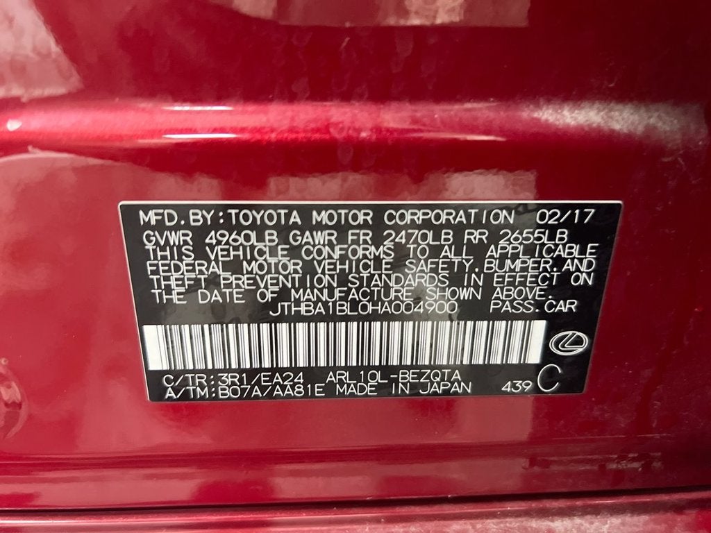 2017 Lexus GS GS Turbo
