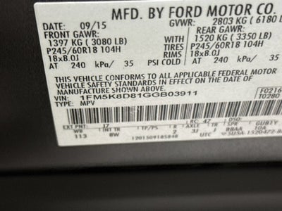 2016 Ford Explorer XLT