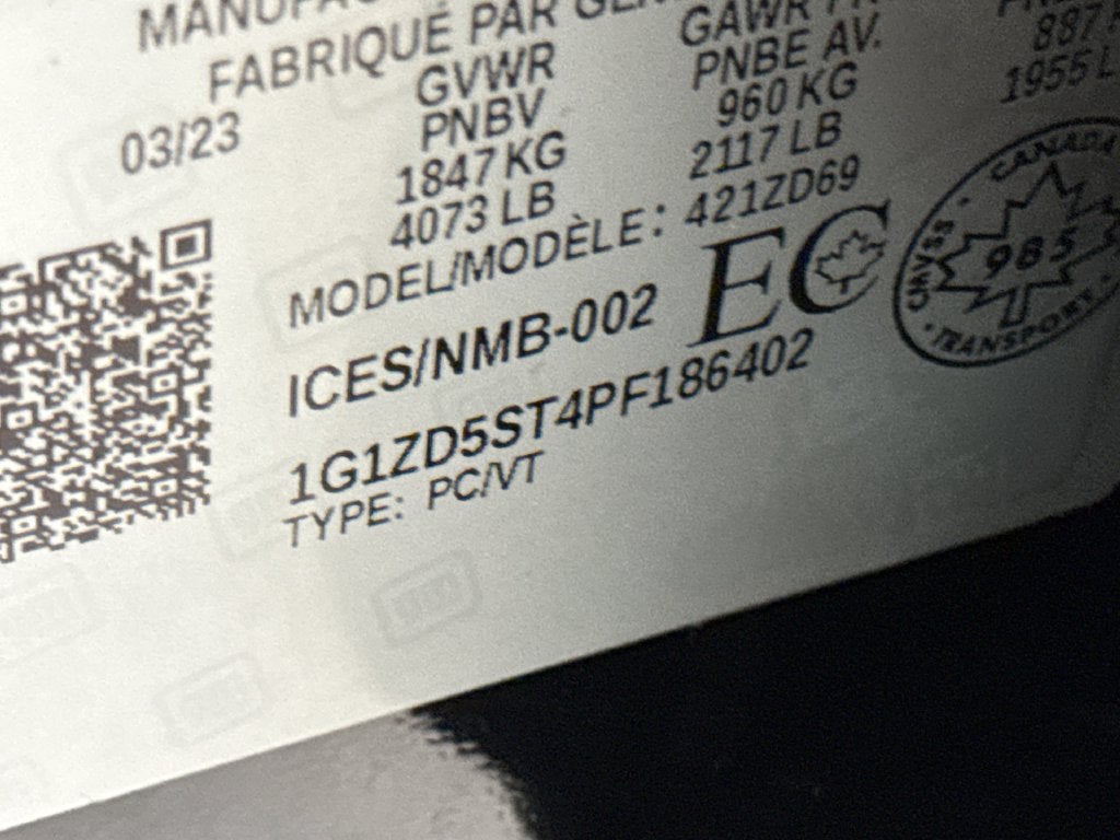 2023 Chevrolet Malibu 1LT