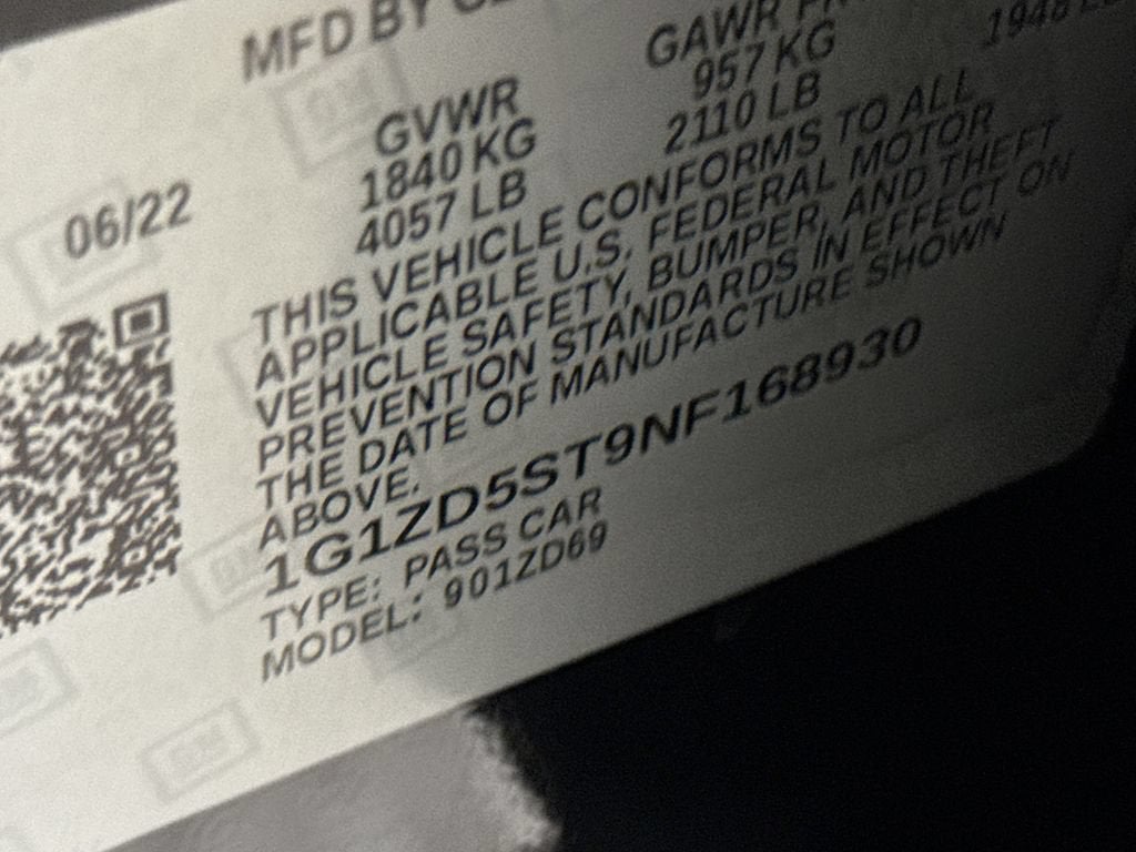 2022 Chevrolet Malibu LT
