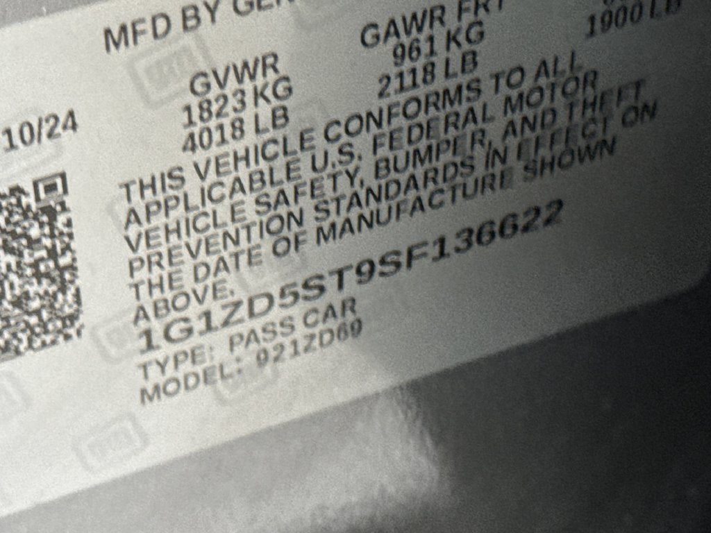 2025 Chevrolet Malibu 1LT