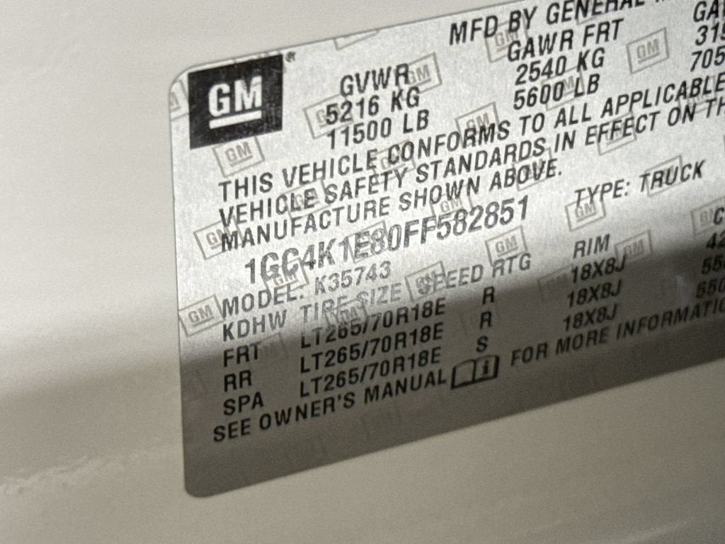 2015 Chevrolet Silverado 3500 HD High Country