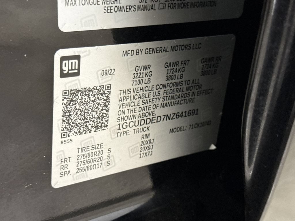 2022 Chevrolet Silverado 1500 LT