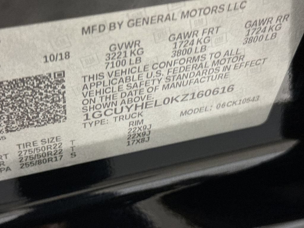 2019 Chevrolet Silverado 1500 High Country