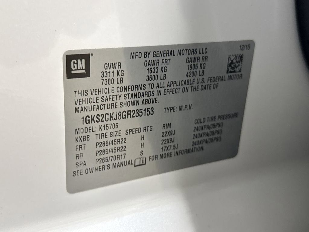 2016 GMC Yukon Denali