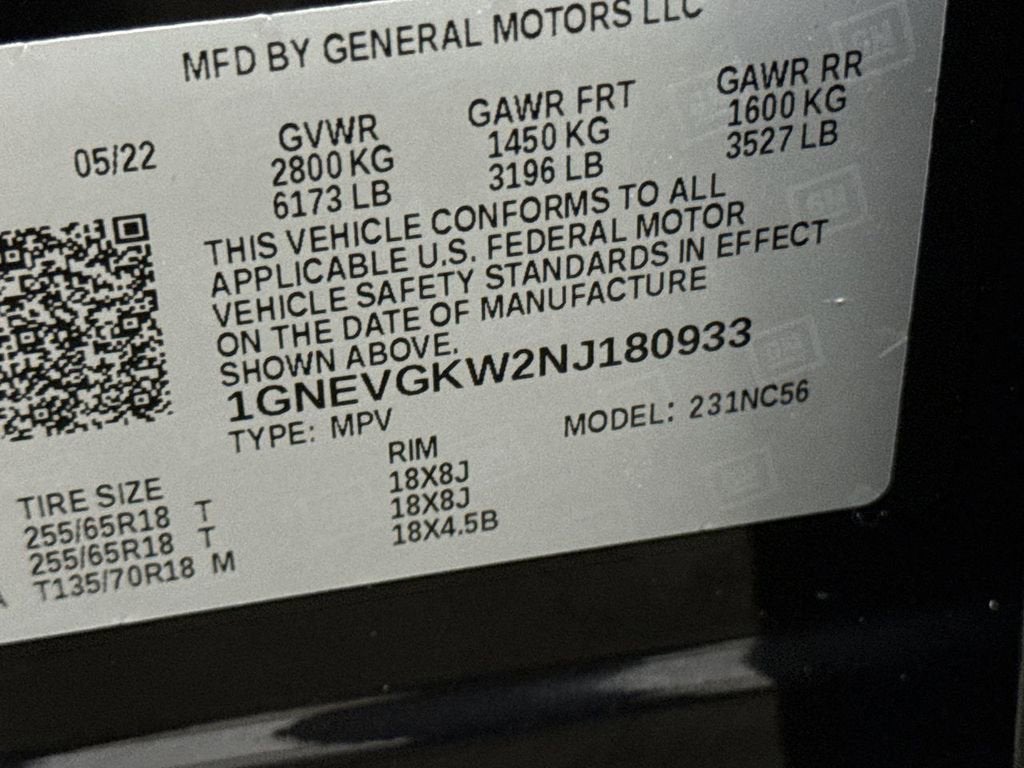 2022 Chevrolet Traverse LT Cloth