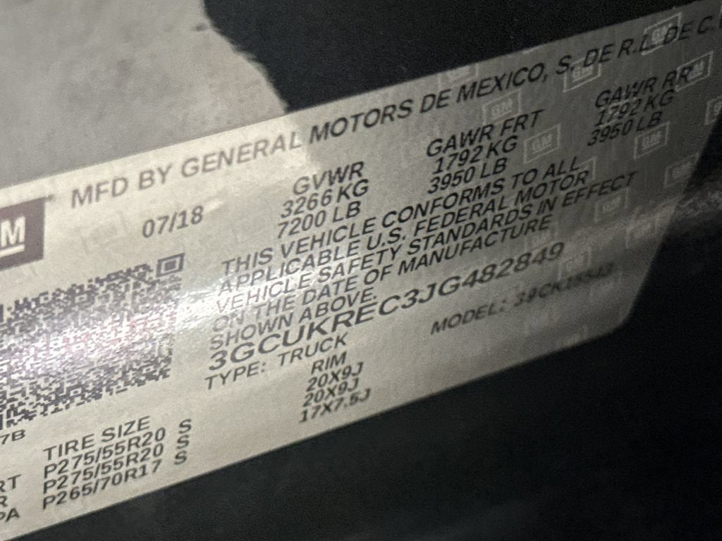 2018 Chevrolet Silverado 1500 LT