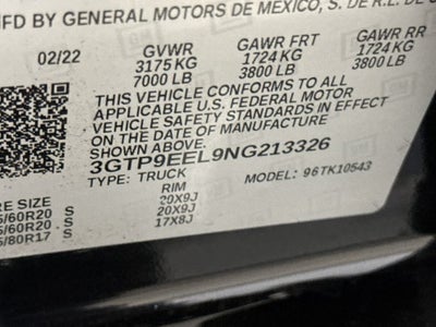 2022 GMC Sierra 1500 Limited AT4