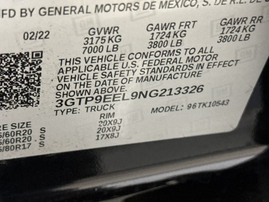2022 GMC Sierra 1500 Limited AT4