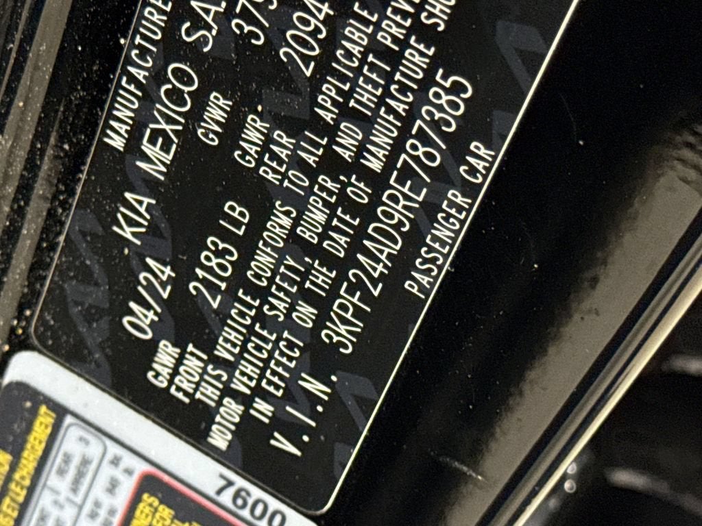 2024 Kia Forte LX