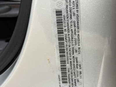 2012 Volkswagen Jetta SE PZEV