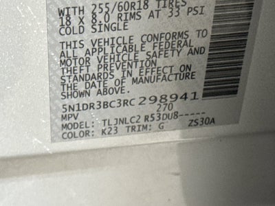 2024 Nissan Pathfinder SV