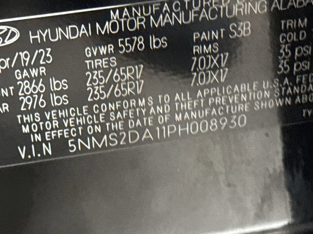 2023 Hyundai Santa Fe Hybrid Blue
