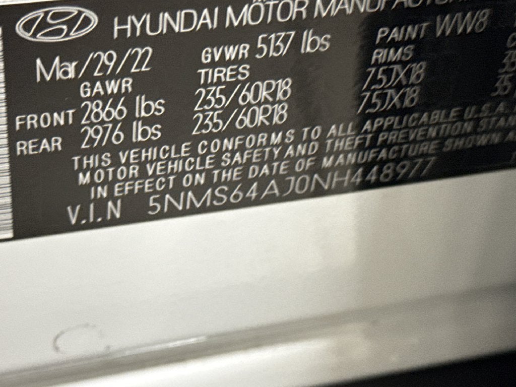 2022 Hyundai Santa Fe XRT