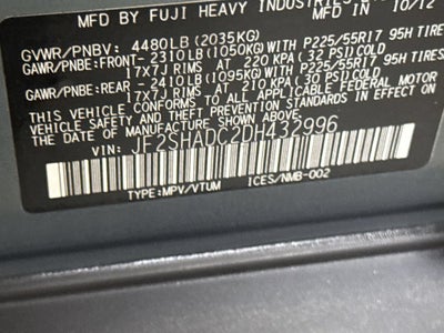 2013 Subaru Forester 2.5X Premium